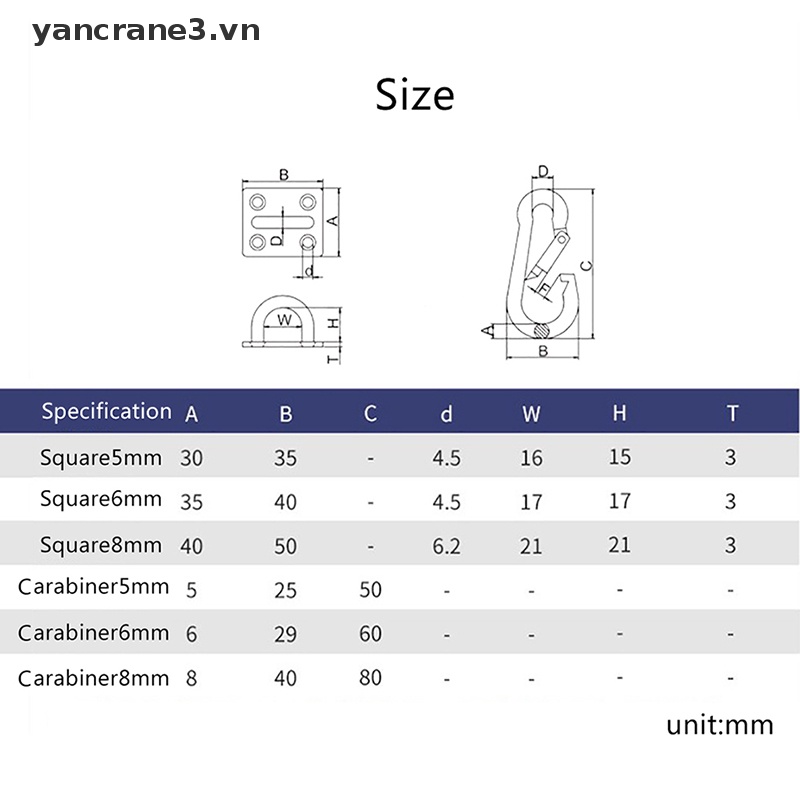Set 2 Móc Treo Võng Hình Chữ U Bằng Thép Không Gỉ Gắn Tường Chịu Được Sức Nặng yancrane3.vn