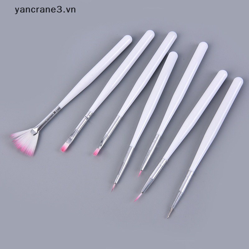 Bộ 7 Cọ Trang Trí Bánh Kem DIY yancrane3.vn