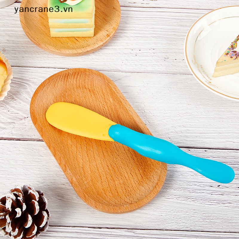 {YAN3} Thìa Phết Bơ / Phô Mai / Bánh Mì Bằng Silicon Không BPA {yancrane3.vn}