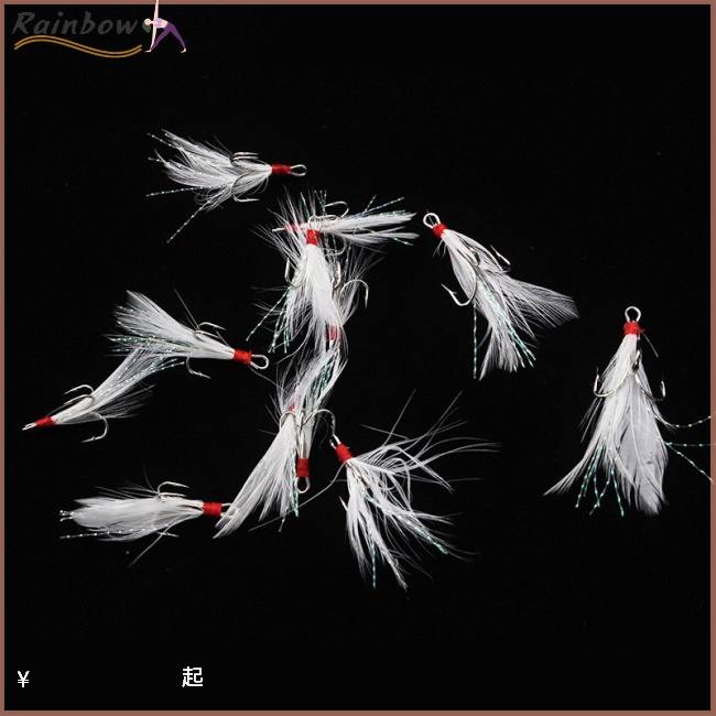 [COD] 2 / 4 / 6 / 8 / 10# Mồi Giả Nhử Cá Bằng Nhựa Có Móc Câu Tiện Lợi