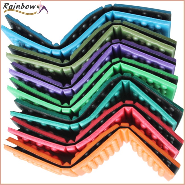 Đệm Ngồi Tổ Ong Bằng XPE Gấp 6 Khúc Kích Thước 39X28.5X0.9 Tiện Dụng Mang Theo Du Lịch Dã Ngoại