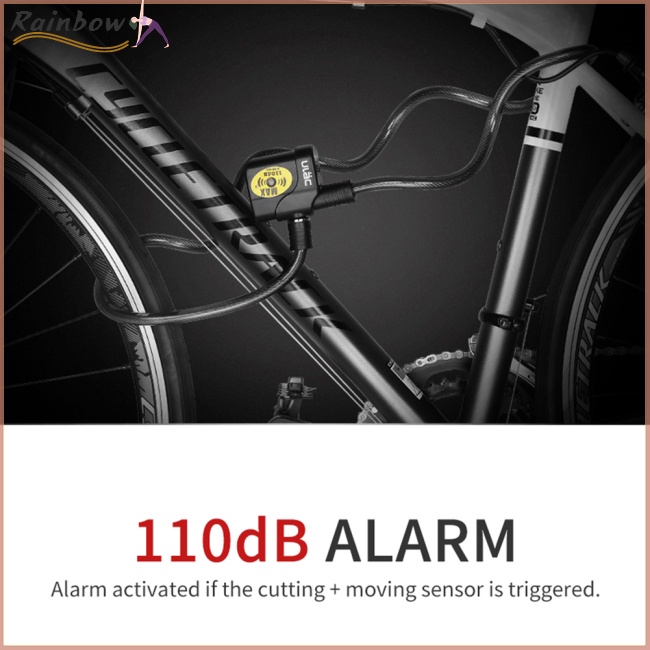 Dây Khóa Xe Đạp Điện Tử Chống Trộm 110db