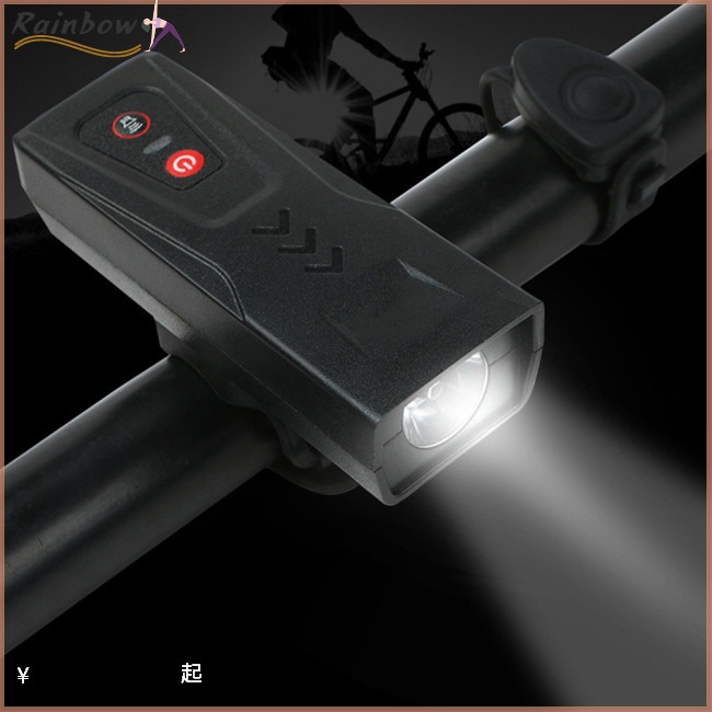 Bộ Còi Xe Đạp 2 Trong 1 Có Đèn Sạc Usb Chống Nước Thích Hợp Cho Các Hoạt Động Thể Thao Ngoài Trời