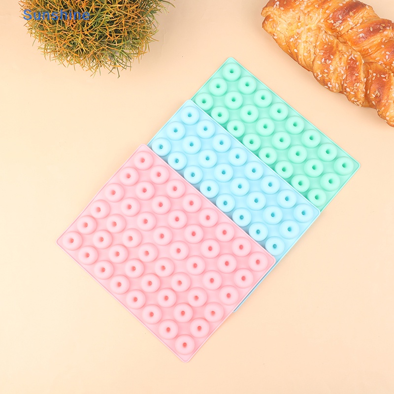 Khuôn Làm Bánh Donut 48 Ngăn Bằng Silicon Tiện Dụng