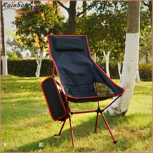 Ghế Xếp Bằng Hợp Kim Nhôm Siêu Nhẹ Tiện Dụng Mang Theo Câu Cá / Cắm Trại