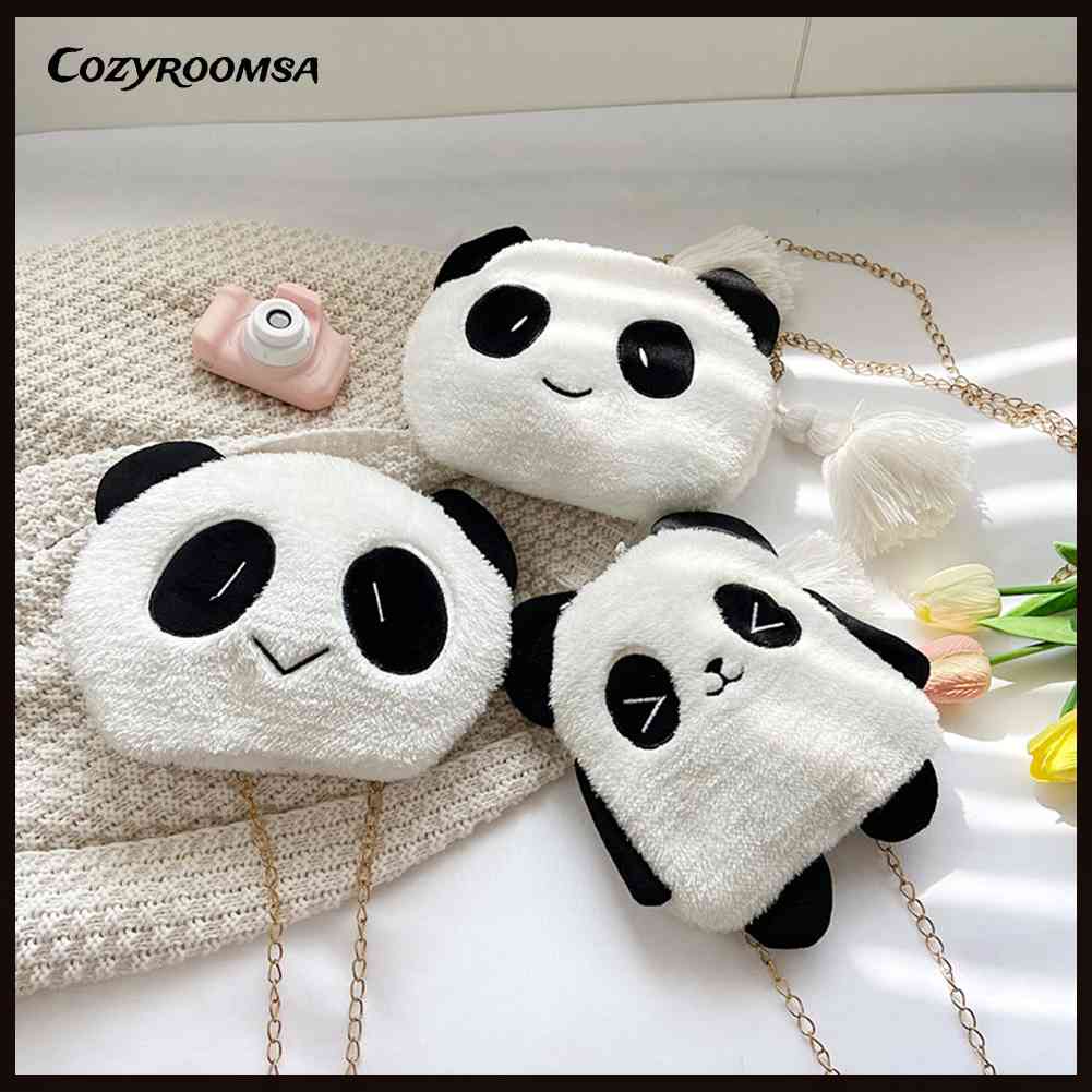 Túi Đeo Chéo Hình Gấu Trúc Dễ Thương Cho Bé