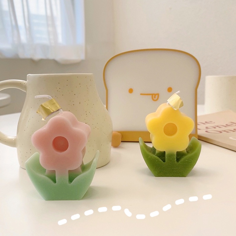 1 Cây Nến Thơm Hình Hoa Màu Sắc Kẹo Ngọt Dùng Làm Đạo Cụ Chụp Ảnh Lễ Hội