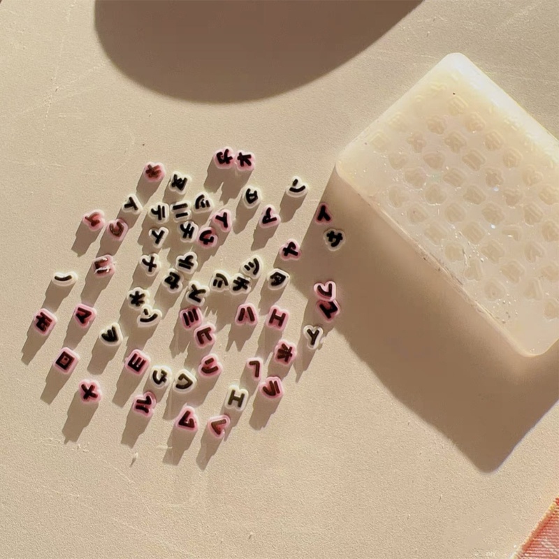 ✿ Khuôn Silicone Làm Móc Khóa Hình Chữ Nhật