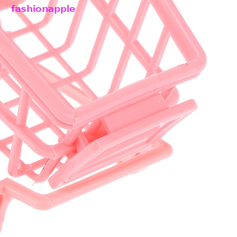 Mô Hình Xe Đẩy Mua Sắm Mini Tỉ Lệ 1: 12 Trang Trí Nhà Búp Bê