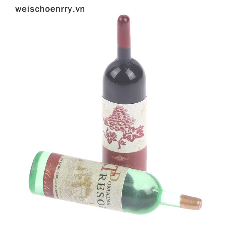 Set 3 Mô Hình Ly Rượu Vang Trang Trí Nhà Búp Bê Tỉ Lệ 1 / 12
