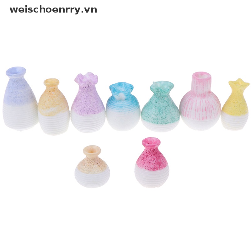 Chậu Hoa Mini Tỉ Lệ 1: 12 Dùng Trang Trí Nhà Búp Bê