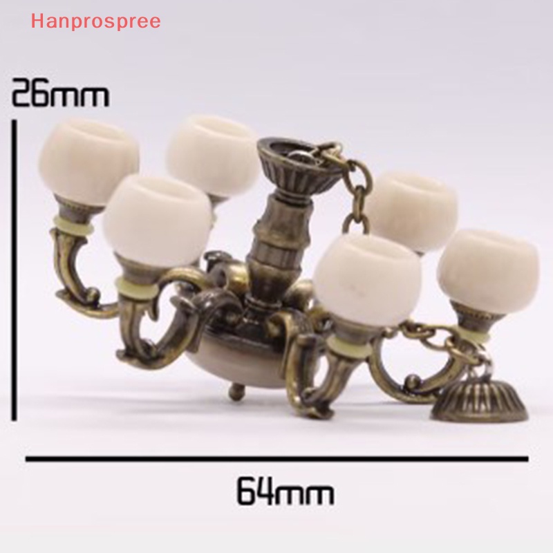 1 Mô Hình Đèn Trang Trí Nhà Búp Bê Mini Phong Cách Vintage