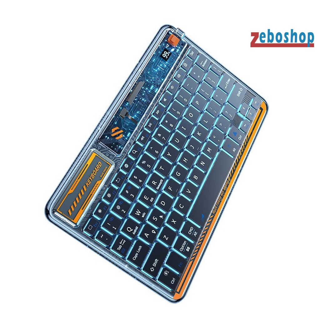 Bàn Phím Bluetooth 5.2 Không Dây Mini Có Đèn Nền RGB