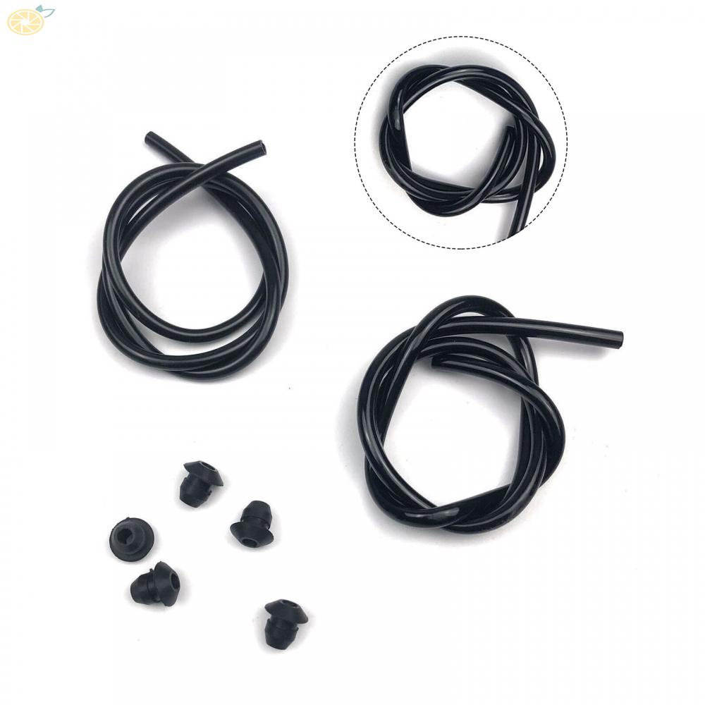 【VARSTR】Fuel Line Tank Grommet Line Hose Pipe KM85 Rubber 1pcs Black FS76 FS85