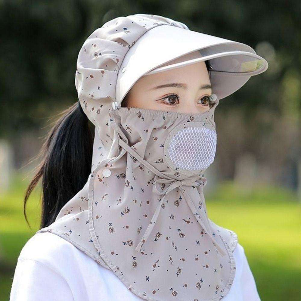 Nón Vành In Hoa Chống Tia Cực Tím Thời Trang Mùa Hè Cho Nữ