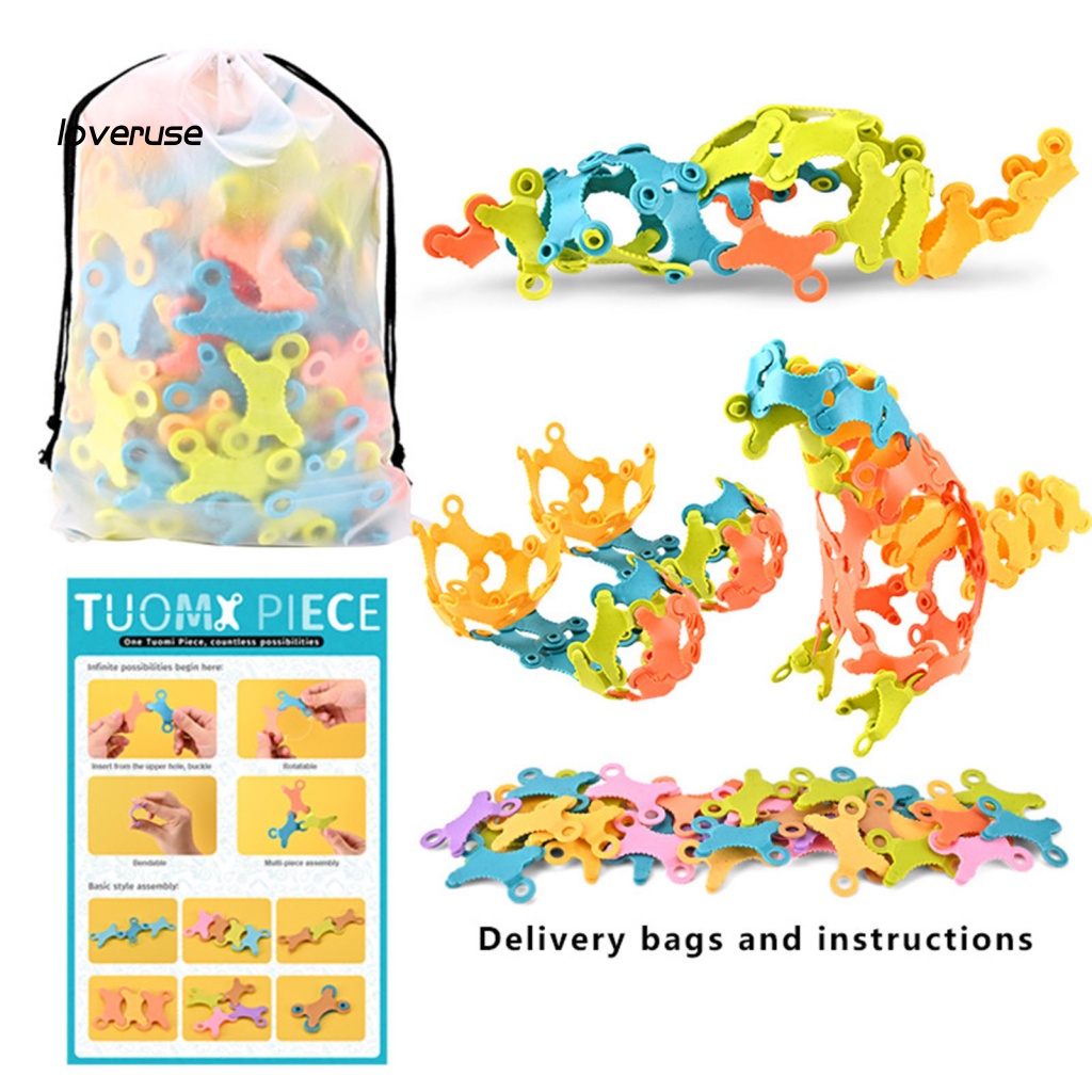 1 Bộ Đồ Chơi Khối Xây Dựng Chống Rỉ Sét DIY Thú Vị Cho Trẻ Em