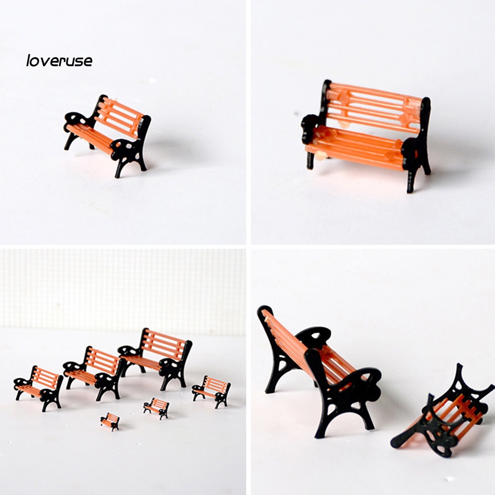 Set 5 Băng Ghế Công Viên Thật Tự Trang Trí Sân Vườn