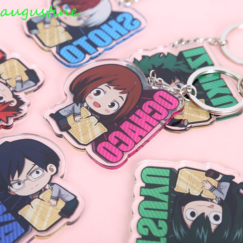 Móc Khóa Hai Mặt Hóa Trang Học Viện Anh Hùng AUGUSTINE Shoto / Izuku Todoroki Shouto