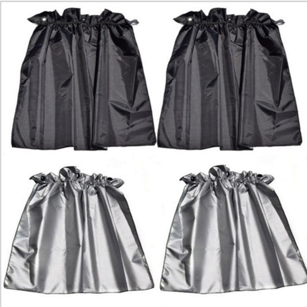 MAYSHOW Set 2 / 4 Tấm Che Nắng Cho Xe Ô Tô Kèm Túi Đựng