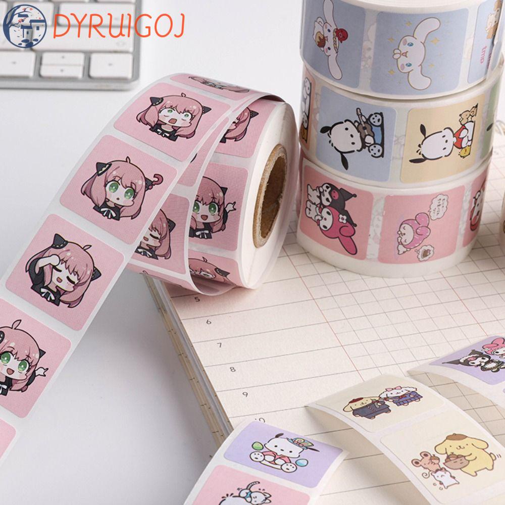 Nhãn Dán Trang Trí Sổ Tay / Nhật Ký Họa Tiết Hoạt Hình Kuromi DIY