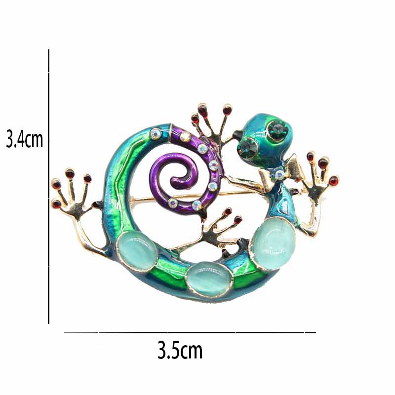 Ghim Cài Áo Hình Chú Ong / Mèo Tráng Men Đính Đá Thời Trang Cho Nữ