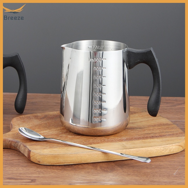 Cốc Inox 304 Đánh Sữa Tạo Bọt Pha Cappuccino Latte Nghệ Thuật