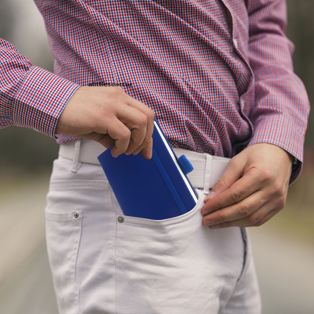 Set 6 Sổ Tay Bỏ Túi Bằng Da PU 6 Màu Tùy Chọn