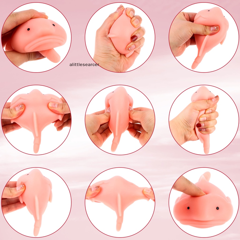 Set 3 Đồ Chơi Hình Cá Dễ Thương 4.7 Inch Giúp Giảm Căng Thẳng