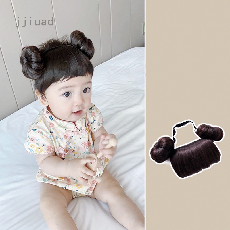 Bộ Tóc Giả Ngắn Xoăn Dễ Thương Xinh Xắn Dành Cho Bé Gái