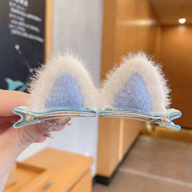 Kẹp Tóc Hình Tai Thỏ / Gấu Trúc Siêu Dễ Thương Cho Bé Gái