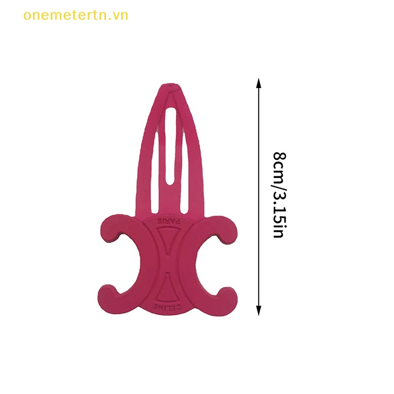 Kẹp Tóc 8cm Màu Vàng Bằng Kim Loại Phong Cách Hàn Quốc Cho Nữ