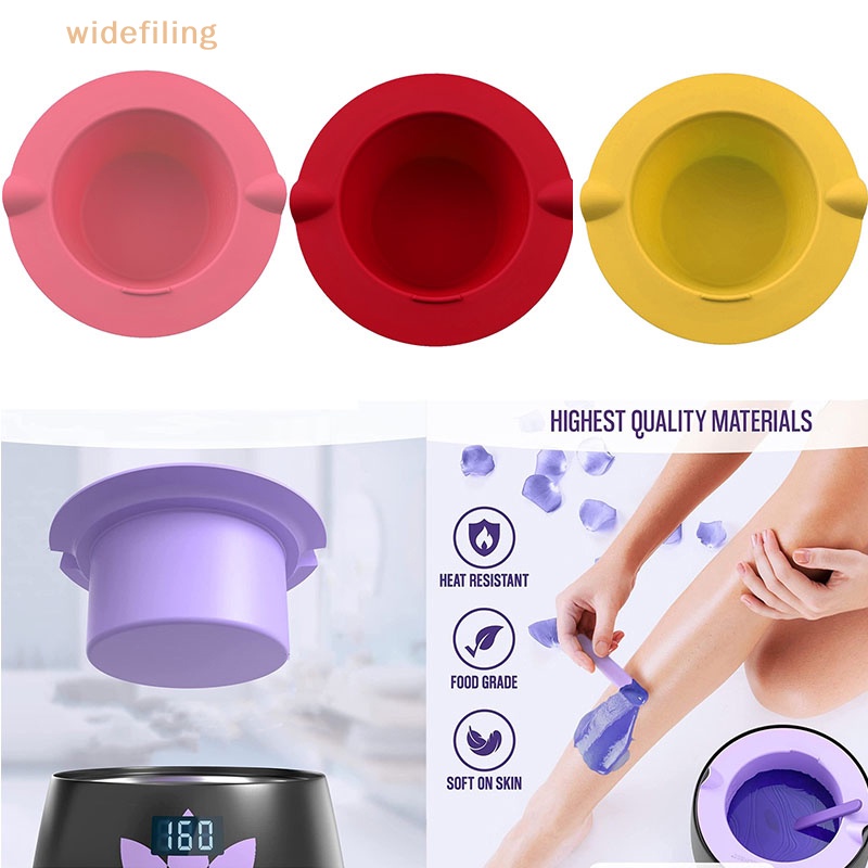 Nồi Silicone Làm Nóng Chảy Sáp Tẩy Lông 400ml