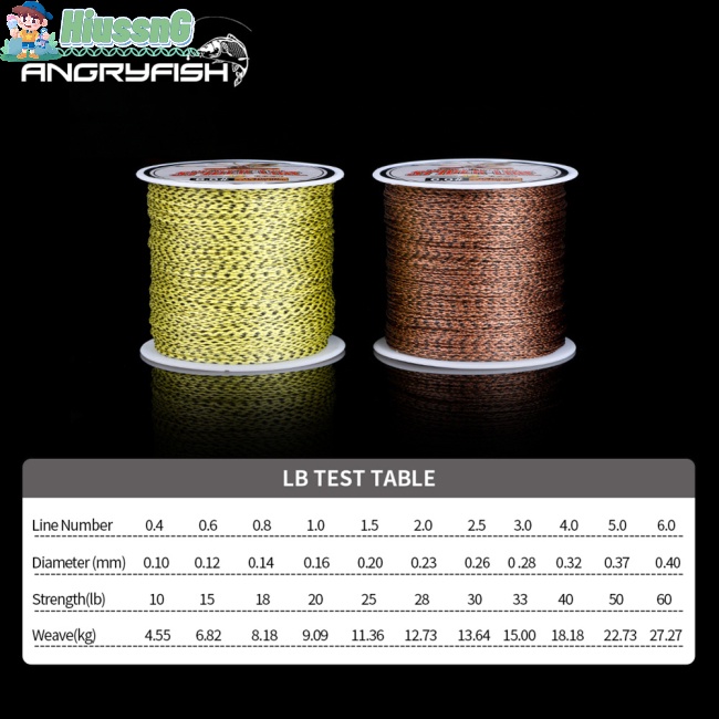 Cuộn Dây Câu Cá Bện 4 Sợi 20- 220LB Dài 100m