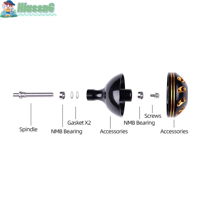 Tay Nắm Cần Xoay Cho Guồng Quay Cần Câu Cá