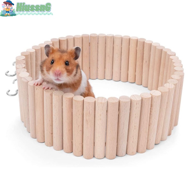 Cầu Thang Gỗ 2 Trong 1 Cho Chuột Hamster Tập Nhai