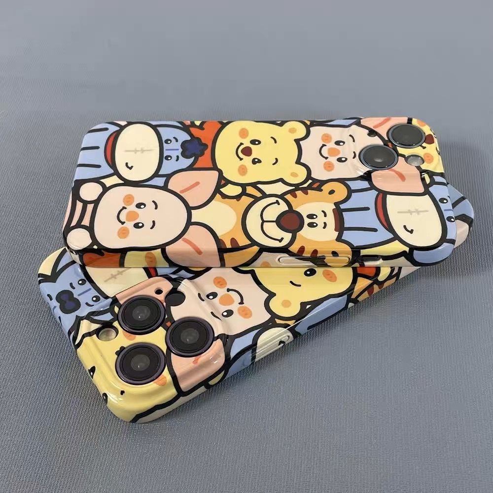 Ốp Điện Thoại Cứng Họa Tiết Winnie the Pooh 14 Cho Iphone 13 Pro Max XR Xs 12 11