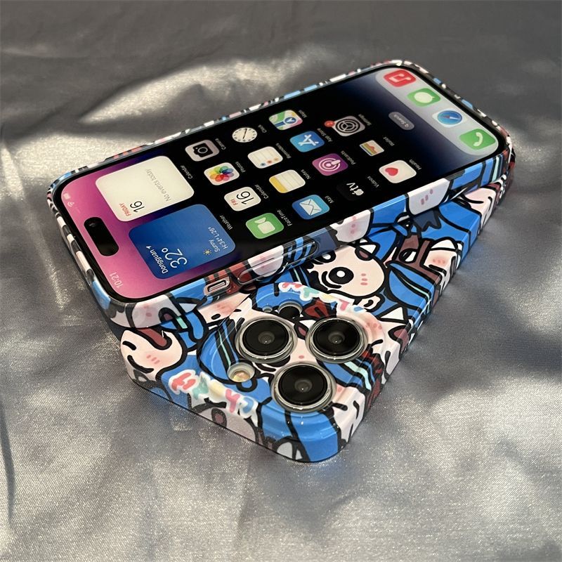 Ốp Điện Thoại Cứng Chống Sốc Hình Cậu Bé Bút Chì Cho Iphone 11max 8p 12 14Pro 13 7 H0NQ