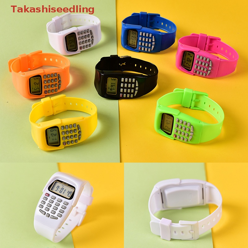 (Takashiseedling) Đồng Hồ Đeo Tay Điện Tử Đa Năng Quà Tặng Trường Học Cho Bé