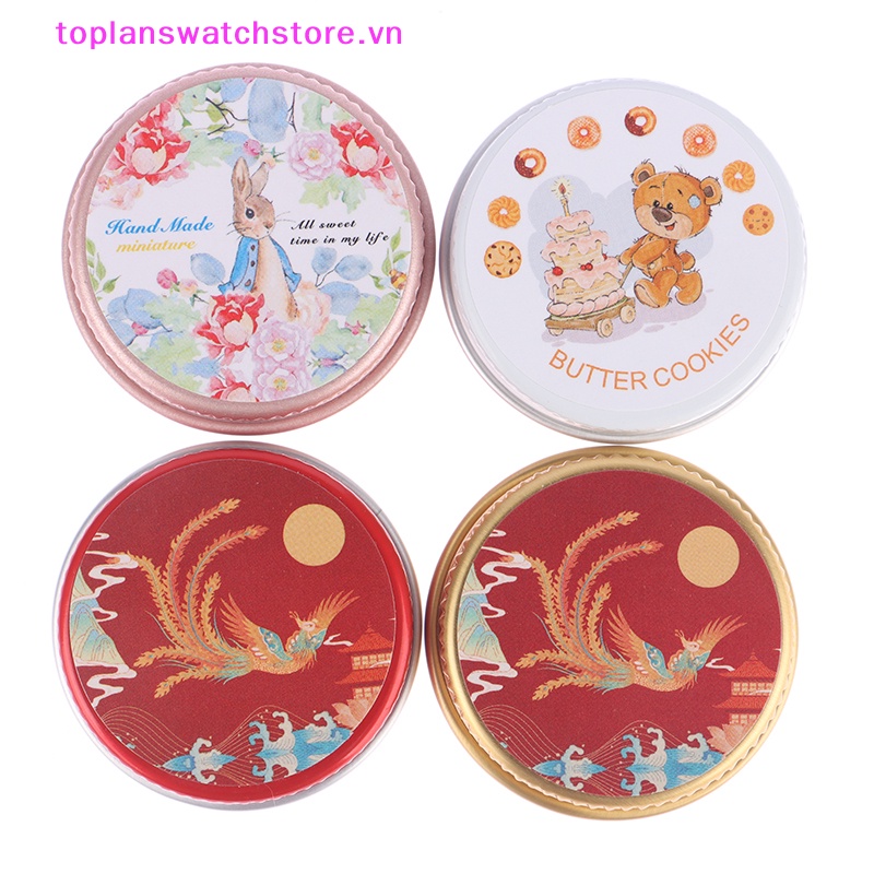 1 Bộ Hộp Quà Tặng Bánh Quy / Kem / Hoa / Bánh Quy Mini Tỉ Lệ 1: 12 Độc Đáo Trang Trí Nhà Búp Bê