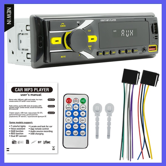 Máy Nghe Nhạc Mp3 Rca Kết Nối Bluetooth Cho Xe Hơi
