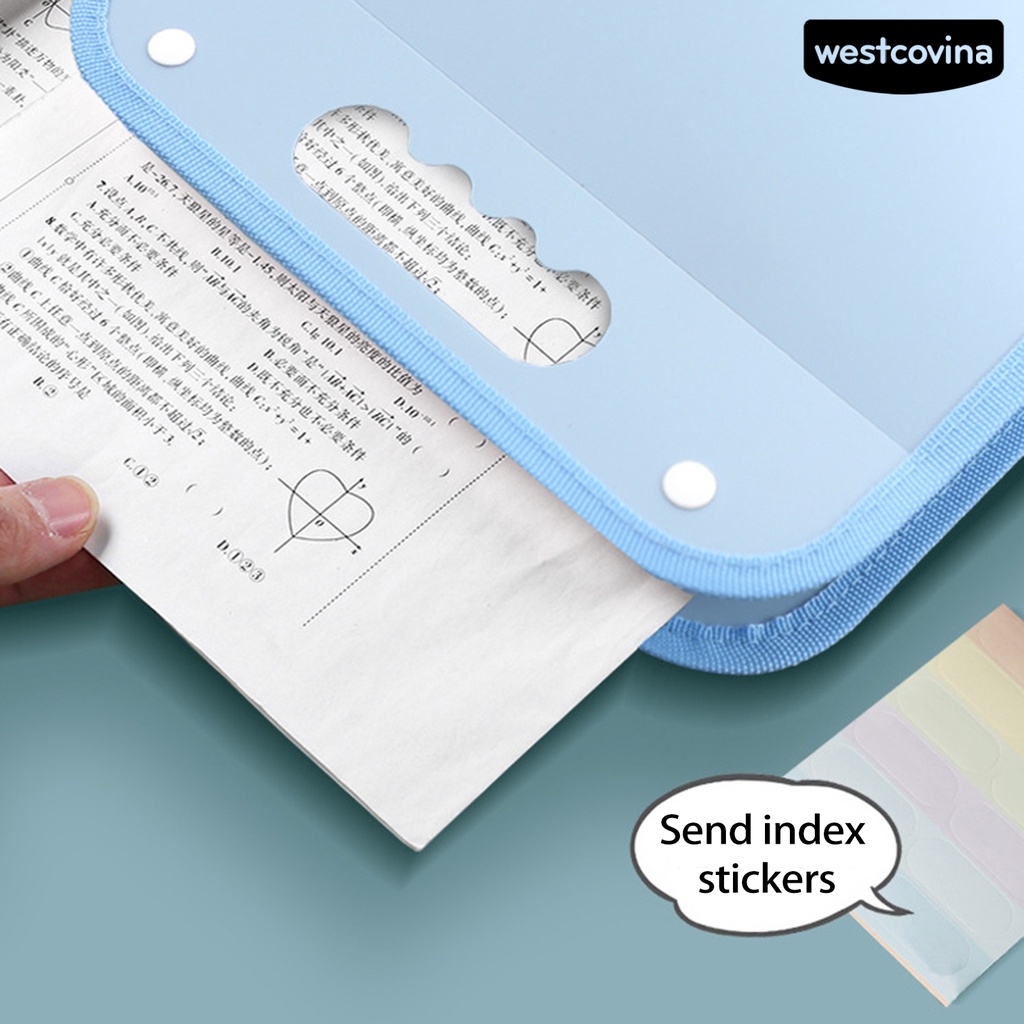 [COD]♪Túi Đựng Tài Liệu 12 Ngăn Đa Năng Tiện Lợi