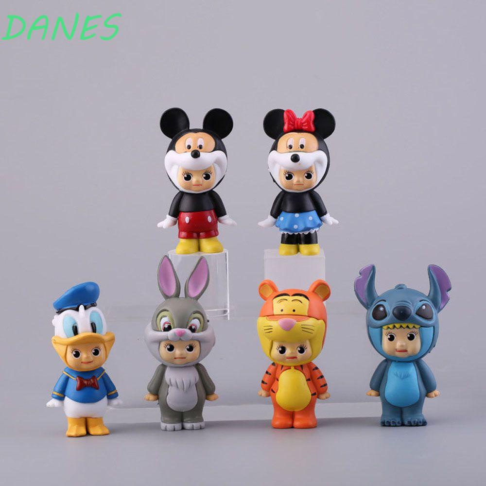 Mô Hình Nhân Vật Hoạt Hình Chuột Mickey / Stitch / Minnie Xinh Xắn