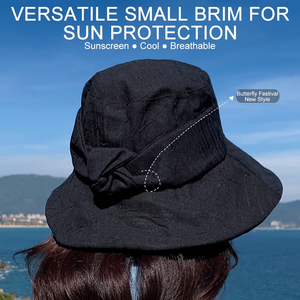 Mũ Tai Bèo Mỏng Chống Nắng Thoáng Khí Có Dây Thắt Nút Điều Chỉnh Được Thời Trang Mùa Hè Mới Cho Nữ