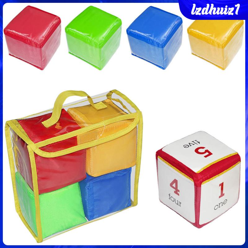 Bộ 4 Khối Xúc Xắc Bằng Xốp Dùng Dạy Học