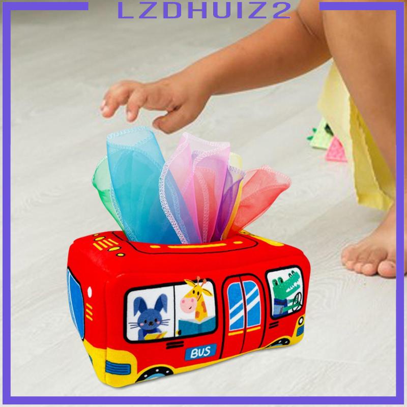 Hộp Khăn Giấy 12 Tháng Hình Thỏ Giáo Dục Sớm