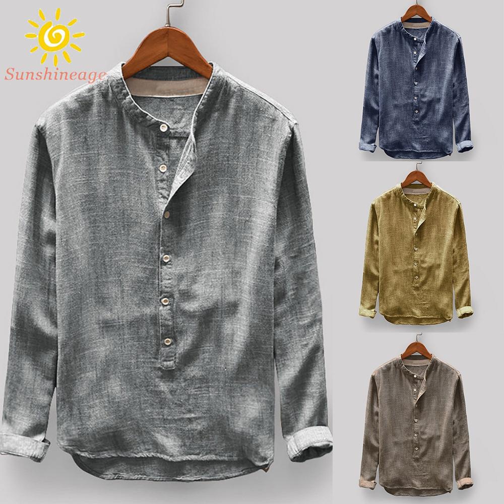 Áo Sơmi DàI Tay Cổ Bẻ ThờI Trang Cho Nam