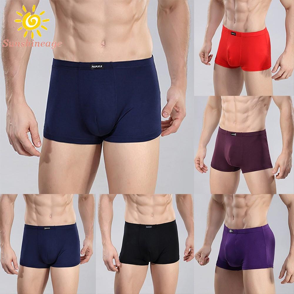 Quần Lót Boxer Sợi Tre Thoáng Khí Thoải Mái