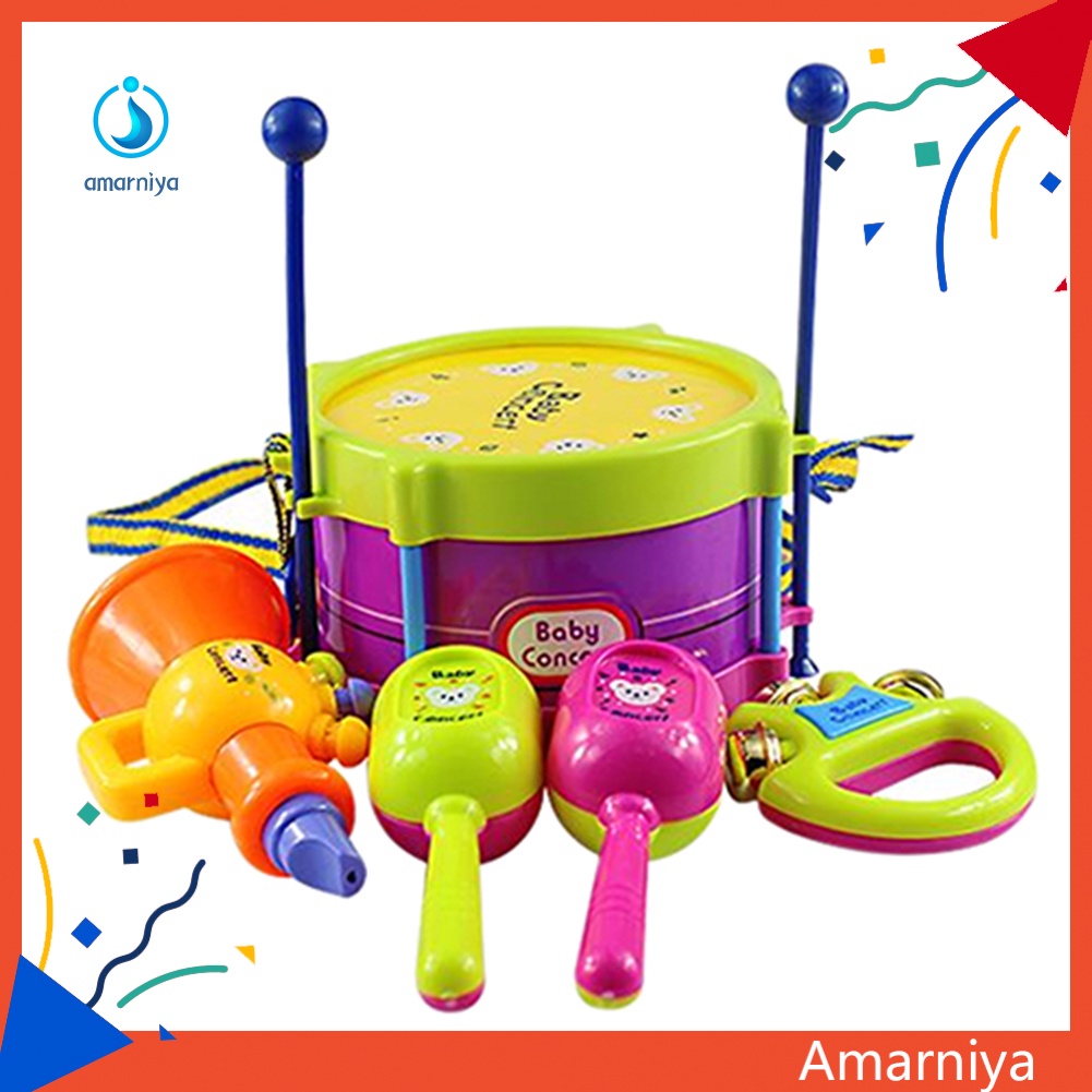 Bộ Trống Đồ Chơi 5 Trong 1 Cho Bé