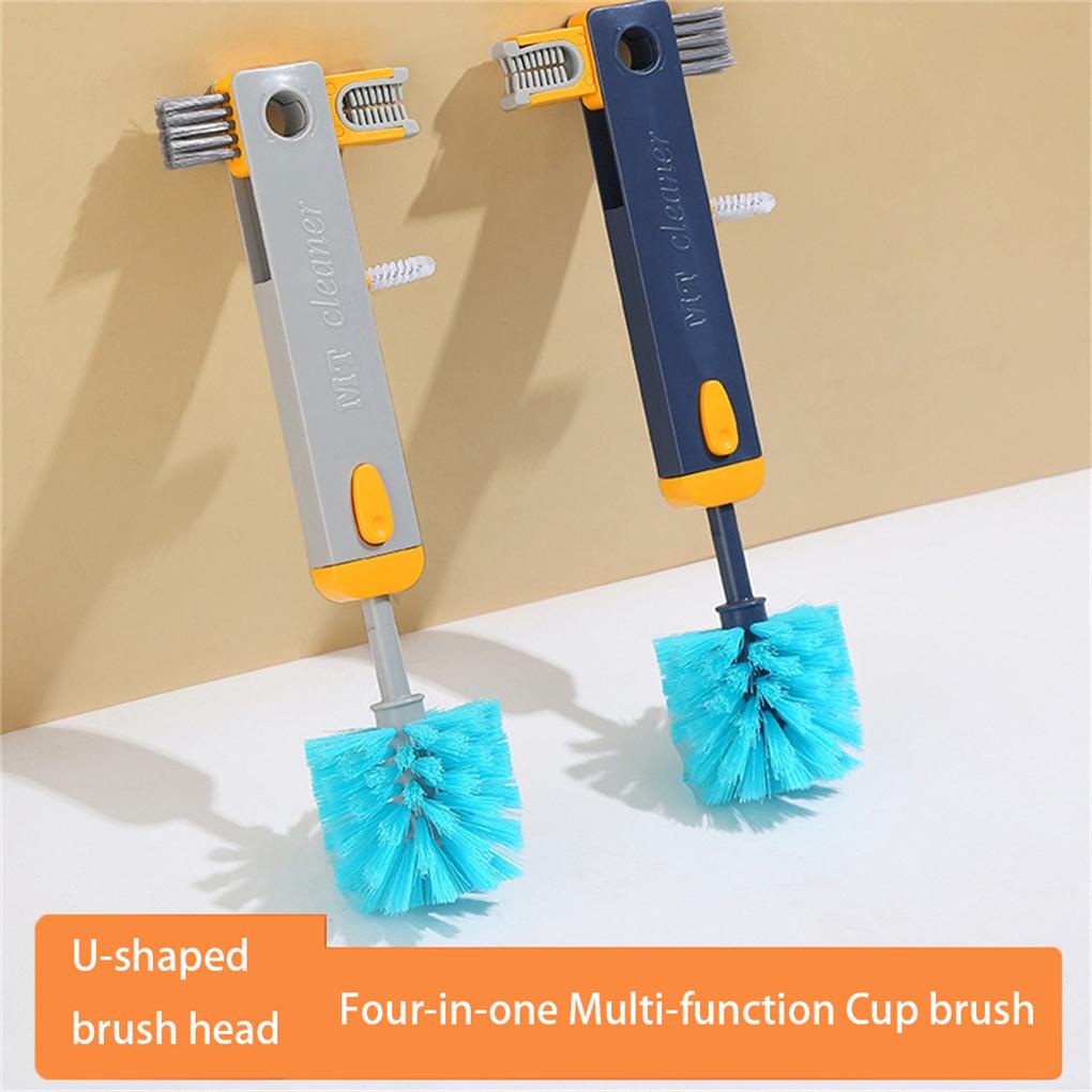Bàn Chải 4 Trong 1 Vệ Sinh Bình Sữa Em Bé Tiện Dụng