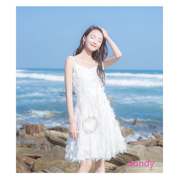 Đầm Dây Tua Rua Thời Trang Mùa Hè Cho Bé Gái